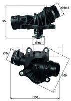 behrthermot-tronik BEHR THERMOT-TRONIK Thermostat TI 234 88 Kühlwasserthermostat,Kühlwasserregler BMW,3 E46,3 Touring E91,3 E90,5 E60,1 E87,5 Touring E61,3 Touring E46