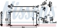 Nissens Condensor, airconditioning 941190