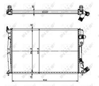 NRF Radiateur 509602