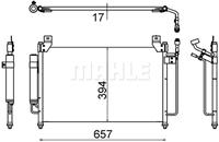 mahleoriginal Kondensator, Klimaanlage Mahle Original AC 642 000S