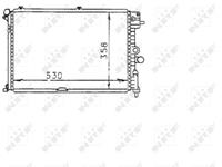 NRF Radiateur 58974