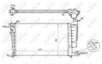 NRF Radiateur 54715