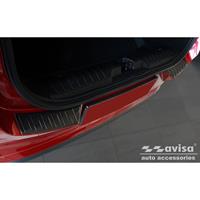 Avisa Zwart RVS Achterbumperprotector passend voor Ford Puma 2019- 'Ribs' (2-delig) AV245271