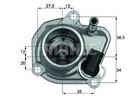 mahleoriginal MAHLE ORIGINAL Thermostat TI 29 87 Kühlwasserthermostat,Kühlwasserregler CHRYSLER,PT CRUISER PT_