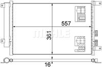 Mahle Condensor, airconditioning AC809000S