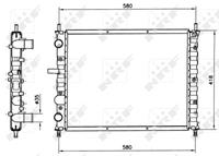 NRF Radiateur 58017