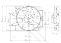 NRF Koelventilatorwiel 47021