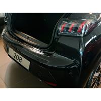 Avisa Zwart RVS Achterbumperprotector passend voor Peugeot 208 II HB 5-deurs 2019- 'Ribs' AV245240