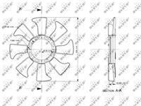 NRF Koelventilatorwiel 49867