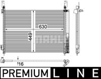 Mahle Condensor, airconditioning AC588000P