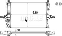 mahleoriginal Kühler, Motorkühlung Mahle Original CR 1546 000S