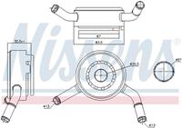 Nissens Oliekoeler, motorolie 91192