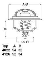 Thermostat, Kühlmittel Wahler 4126.88