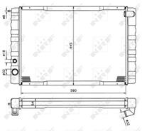 NRF Radiateur 505402