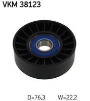 SKF Spannrolle VKM 38123 Spannrolle, Keilrippenriemen MERCEDES-BENZ,A-CLASS W169,A-CLASS W168,B-CLASS W245,VANEO 414