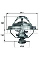 Mahle Thermostaat, koelvloeistof TX3888D