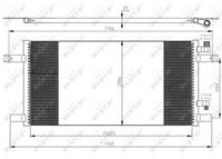 NRF Condensor, airconditioning 35647