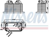 Nissens Oliekoeler, motorolie 91237