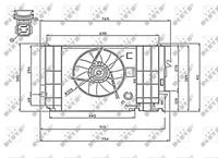 NRF Koelventilatorwiel 47740