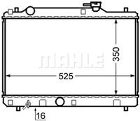 mahleoriginal Kühler, Motorkühlung Mahle Original CR 743 000S