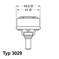 Thermostat, Kühlmittel Wahler 3029.89