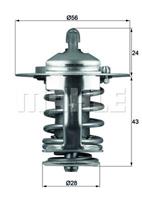 Thermostat, KÃ¼hlmittel BEHR TX 70 82