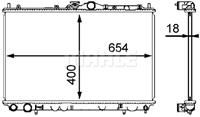 mahleoriginal Kühler, Motorkühlung Mahle Original CR 549 000S