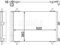 mahleoriginal Kondensator, Klimaanlage Mahle Original AC 447 000S