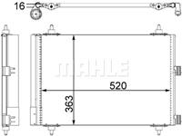 mahleoriginal Kondensator, Klimaanlage Mahle Original AC 447 000S