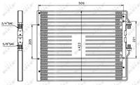 Kondensator, Klimaanlage NRF 35059