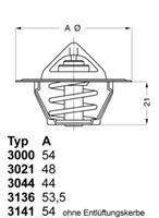 Wahler Thermostaat 313682D50