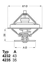 Wahler Thermostaat 423280D