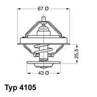 Wahler Thermostaat 410575D