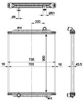 NRF Radiateur 509700