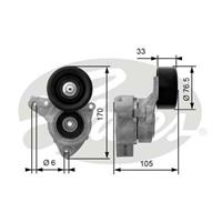 Gates Spanrol, Poly V-riem DriveAlign T38421