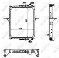 NRF Radiateur 53343