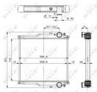 NRF Radiateur 509768