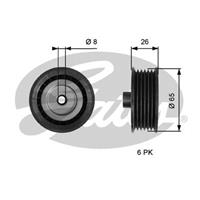 Gates Geleide rol/omdraairol v-snaren DriveAlign T36776