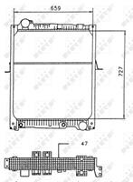 NRF Radiateur 58926