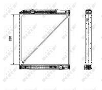 NRF Radiateur 519579