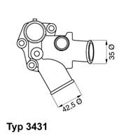 Wahler Thermostaat 343180D