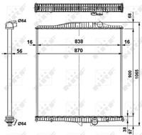 NRF Radiateur 519702