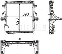 KÃ¼hler, MotorkÃ¼hlung MAHLE CR 1172 000P