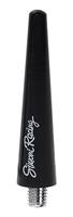 Simoni Racing Aluminium Antenne Short - Zwart - Lengte 6cm SRASR03N