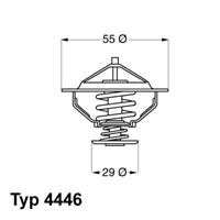 Thermostat, Kühlmittel Wahler 4446.83D