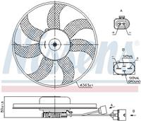 Nissens Koelventilatorwiel 85699