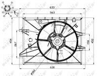 NRF Koelventilatorwiel 47671