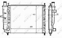 NRF Radiateur 59123