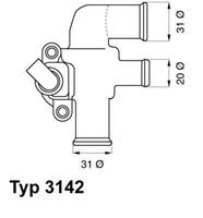 Wahler Thermostaat 314290D