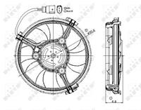 NRF Koelventilatorwiel 47406